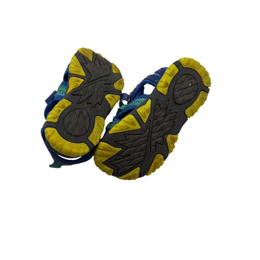 UOVO Sport Sandals Toddler Size 8 Blue Green Closed Toe Athletic Gorpcore - Picture 7 of 10